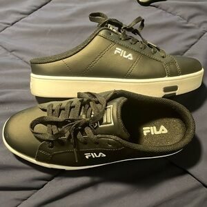 Fila lace up slip ons